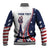 Personalized USA Make America Strong Again Baseball Jacket Go Paris 2024 LT9 - Wonder Print Shop