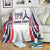 Personalized USA Make America Strong Again Blanket Go Paris 2024