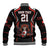 Custom Canada Rugby Pacific Baseball Jacket Beaver and Maple Leaf LT9 - Wonder Print Shop