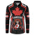 Custom Canada Rugby Pacific Button Sweatshirt Beaver and Maple Leaf LT9 - Wonder Print Shop