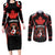 Custom Canada Rugby Pacific Couples Matching Long Sleeve Bodycon Dress and Long Sleeve Button Shirt Beaver and Maple Leaf LT9 - Wonder Print Shop