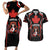 Custom Canada Rugby Pacific Couples Matching Short Sleeve Bodycon Dress and Hawaiian Shirt Beaver and Maple Leaf LT9 - Wonder Print Shop