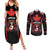 Custom Canada Rugby Pacific Couples Matching Summer Maxi Dress and Long Sleeve Button Shirt Beaver and Maple Leaf LT9 - Wonder Print Shop