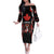 Custom Canada Rugby Pacific Family Matching Off The Shoulder Long Sleeve Dress and Hawaiian Shirt Beaver and Maple Leaf - Wonder Print Shop