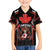 Custom Canada Rugby Pacific Family Matching Off The Shoulder Long Sleeve Dress and Hawaiian Shirt Beaver and Maple Leaf - Wonder Print Shop