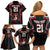 Custom Canada Rugby Pacific Family Matching Off Shoulder Short Dress and Hawaiian Shirt Beaver and Maple Leaf LT9 - Wonder Print Shop