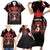 Custom Canada Rugby Pacific Family Matching Short Sleeve Bodycon Dress and Hawaiian Shirt Beaver and Maple Leaf - Wonder Print Shop