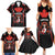 Custom Canada Rugby Pacific Family Matching Summer Maxi Dress and Hawaiian Shirt Beaver and Maple Leaf - Wonder Print Shop