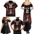 Custom Canada Rugby Pacific Family Matching Summer Maxi Dress and Hawaiian Shirt Beaver and Maple Leaf - Wonder Print Shop