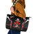 Custom Canada Rugby Pacific Leather Tote Bag Beaver and Maple Leaf