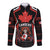 Custom Canada Rugby Pacific Long Sleeve Button Shirt Beaver and Maple Leaf - Wonder Print Shop