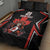 Custom Canada Rugby Pacific Quilt Bed Set Beaver and Maple Leaf