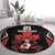 Custom Canada Rugby Pacific Round Carpet Beaver and Maple Leaf