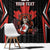 Custom Canada Rugby Pacific Window Curtain Beaver and Maple Leaf