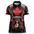 Custom Canada Rugby Pacific Women Polo Shirt Beaver and Maple Leaf