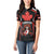 Custom Canada Rugby Pacific Women Polo Shirt Beaver and Maple Leaf