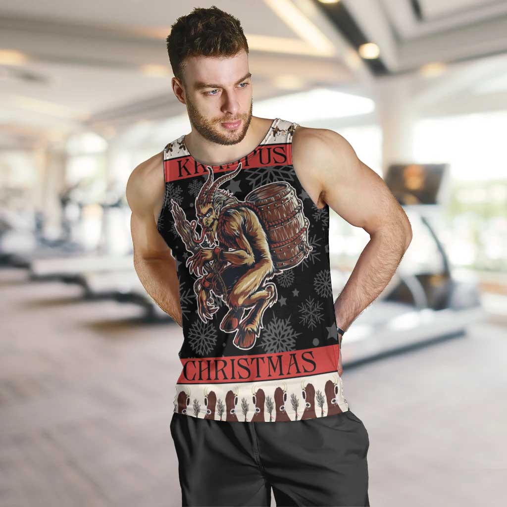 Krampus The Christmas Devil Men Tank Top - Wonder Print Shop