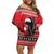 Jolakotturinn Iceland Off Shoulder Short Dress Yule Cat Merry Christmas - Wonder Print Shop