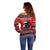 Jolakotturinn Iceland Off Shoulder Sweater Yule Cat Merry Christmas - Wonder Print Shop