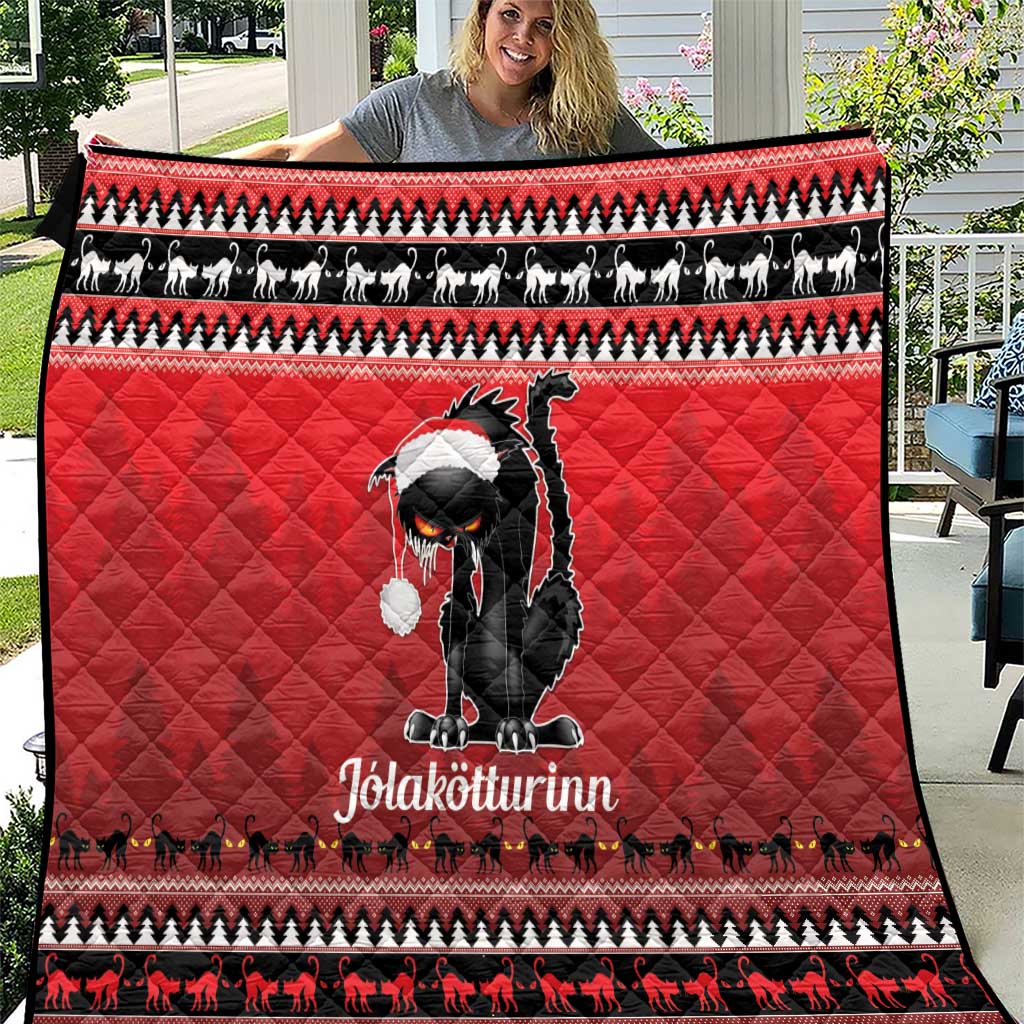 Jolakotturinn Iceland Quilt Yule Cat Merry Christmas