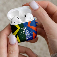 India vs Australia Custom AirPods Case Blue vs Gold Cricket Heritage - Wonder Print Shop