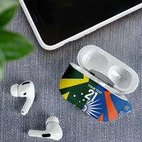India vs Australia Custom AirPods Case Blue vs Gold Cricket Heritage - Wonder Print Shop