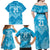 England Cricket Custom Family Matching Off Shoulder Maxi Dress and Hawaiian Shirt Three Lions Inspiration LT9 - Wonder Print Shop