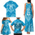 England Cricket Custom Family Matching Tank Maxi Dress and Hawaiian Shirt Three Lions Inspiration - Wonder Print Shop