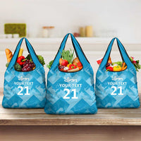 England Cricket Custom Grocery Bag Three Lions Inspiration