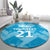 England Cricket Custom Round Carpet Three Lions Inspiration