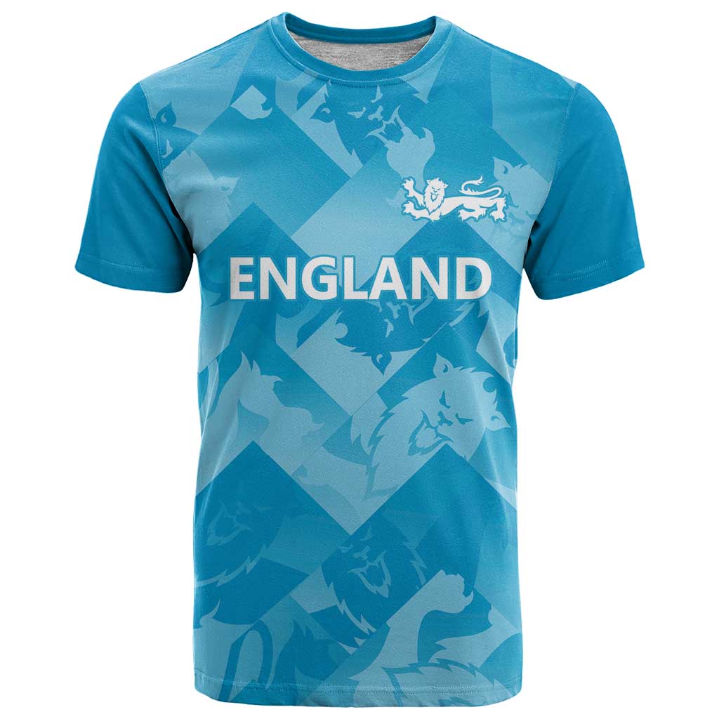 England Cricket Custom T Shirt Three Lions Inspiration