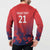 England Cricket Custom Button Sweatshirt Three Lions With Flag LT9 - Wonder Print Shop