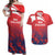 England Cricket Custom Couples Matching Off Shoulder Maxi Dress and Hawaiian Shirt Three Lions With Flag LT9 - Wonder Print Shop