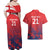 England Cricket Custom Couples Matching Off Shoulder Maxi Dress and Hawaiian Shirt Three Lions With Flag LT9 - Wonder Print Shop