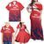 England Cricket Custom Family Matching Off Shoulder Maxi Dress and Hawaiian Shirt Three Lions With Flag LT9 - Wonder Print Shop