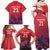 England Cricket Custom Family Matching Off Shoulder Maxi Dress and Hawaiian Shirt Three Lions With Flag LT9 - Wonder Print Shop