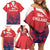 England Cricket Custom Family Matching Off Shoulder Short Dress and Hawaiian Shirt Three Lions With Flag LT9 - Wonder Print Shop