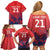 England Cricket Custom Family Matching Off Shoulder Short Dress and Hawaiian Shirt Three Lions With Flag LT9 - Wonder Print Shop