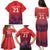 England Cricket Custom Family Matching Puletasi and Hawaiian Shirt Three Lions With Flag - Wonder Print Shop