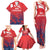 England Cricket Custom Family Matching Tank Maxi Dress and Hawaiian Shirt Three Lions With Flag - Wonder Print Shop