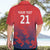 England Cricket Custom Hawaiian Shirt Three Lions With Flag - Wonder Print Shop