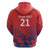 England Cricket Custom Hoodie Three Lions With Flag - Wonder Print Shop