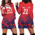 England Cricket Custom Hoodie Dress Three Lions With Flag - Wonder Print Shop