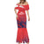 England Cricket Custom Mermaid Dress Three Lions With Flag - Wonder Print Shop