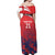 England Cricket Custom Off Shoulder Maxi Dress Three Lions With Flag - Wonder Print Shop