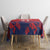 England Cricket Custom Tablecloth Three Lions With Flag