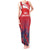 England Cricket Custom Tank Maxi Dress Three Lions With Flag