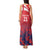 England Cricket Custom Tank Maxi Dress Three Lions With Flag