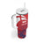 England Cricket Custom Tumbler With Handle Three Lions With Flag