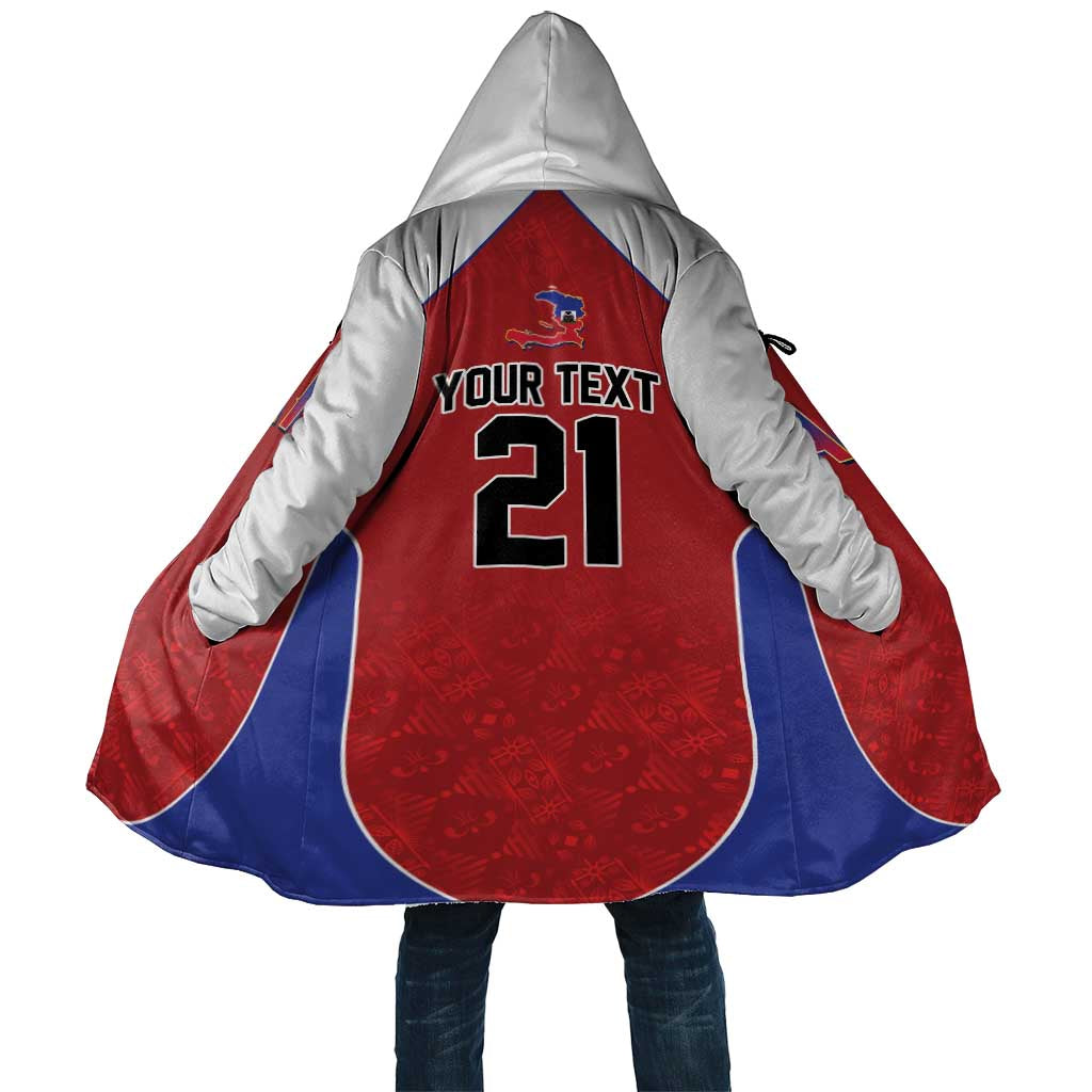 World Football 2026 Afro-Haiti Custom Cloak Together For Ayiti Red Style - Wonder Print Shop
